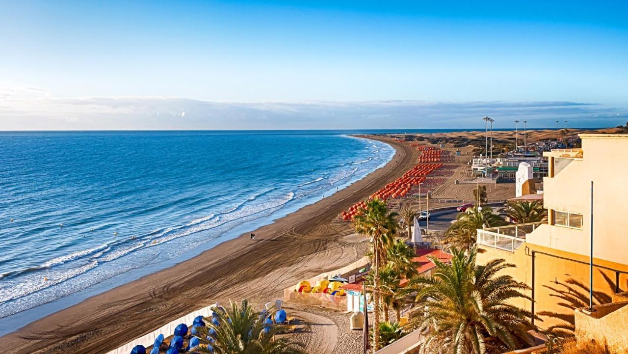 Penthouse In Playa Del Ingles With Lovely View Playa del Inglés Exterior foto